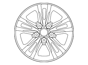 52910F2200 - : Wheel, Alloy for Hyundai: Elantra Image