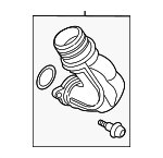 4E129654N - : Intake Pipe for Volkswagen Image