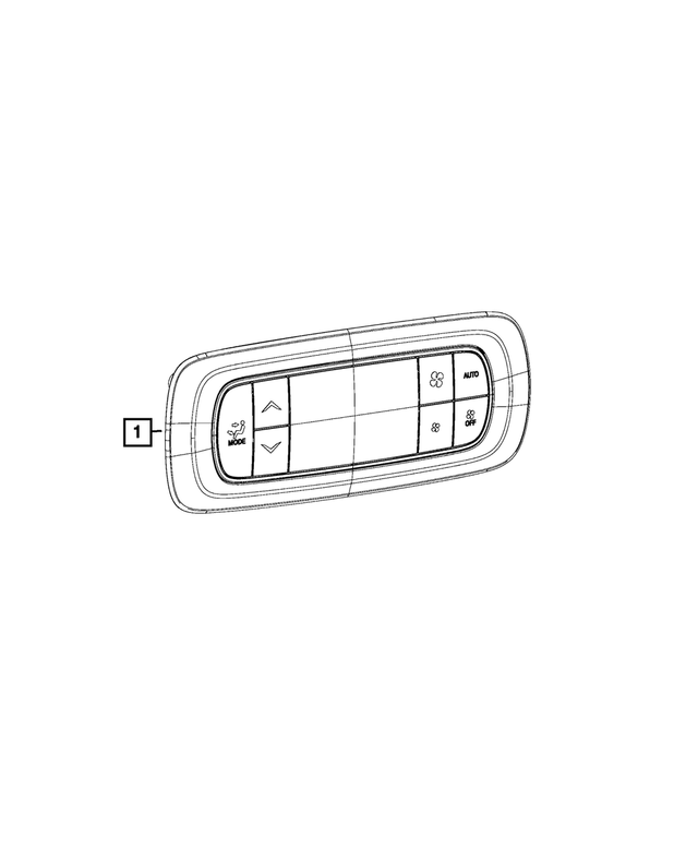 68395991AA - Electrical: A/c And Heater Control for Mopar Image image