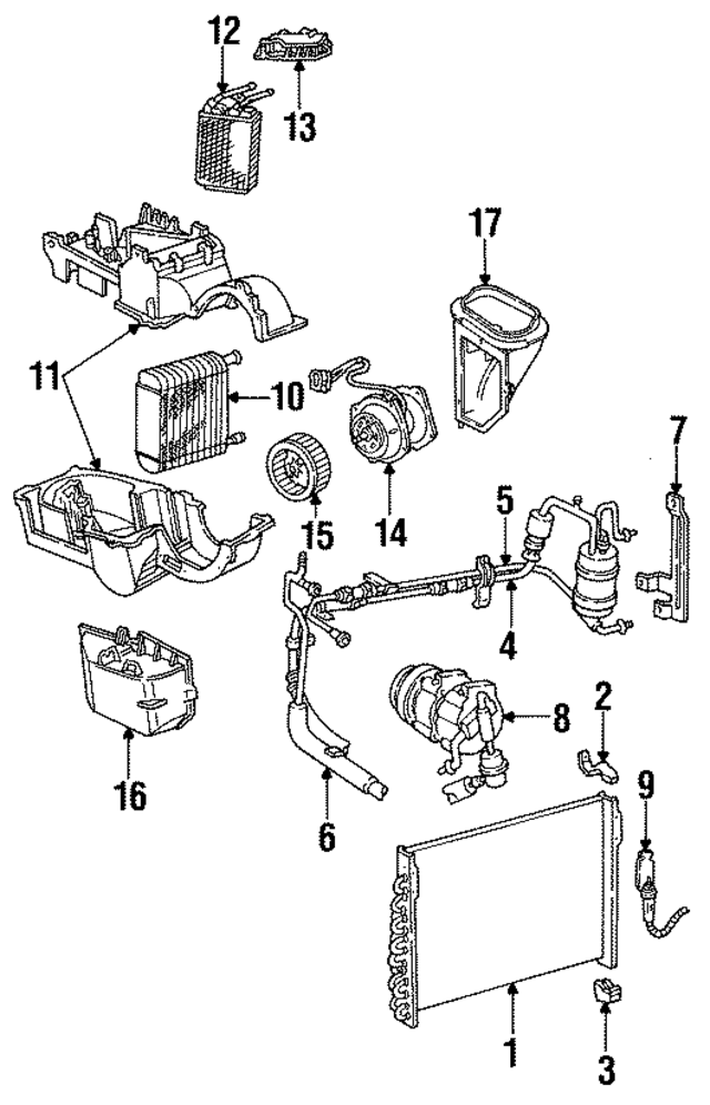 F3DZ19C836EA - HVAC: AC Hose for Ford: Taurus | Mercury: Sable Image