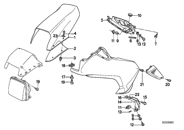 46631455054 - : Gasket Right              for BMW-Motorrad Image