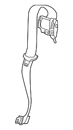 72117255924 - Electrical: Center Belt Assembly for BMW Image