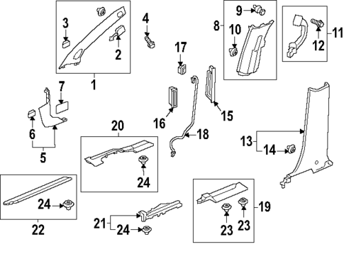 Sliding Door for 2018 Honda Odyssey #3