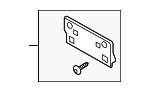 BDTS50170B - Body: License Bracket for Mazda: 3 Image