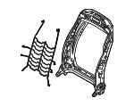 52105A43011 - : Seat Back Frame for Mini Image