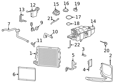 Radiator & Components for 2008 Porsche 911 #0
