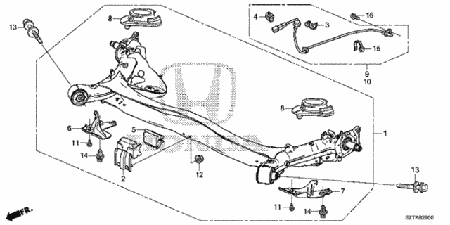 Rear Axle for 2016 Honda CR-Z #0