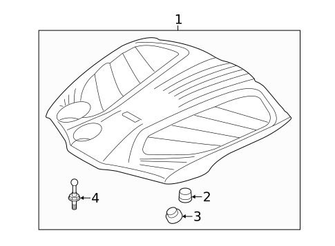 Engine Appearance Cover for 2014 Kia Cadenza #0