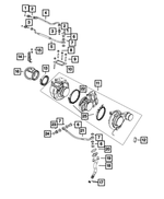 68321377AA - 6.7L Turbo Diesel; Engine: Turbocharger for Mopar Image