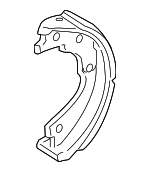 43154S9VA11 - Brakes: Park Brake Shoes for Honda: Pilot, Ridgeline Image