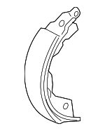 43153S9VA21 - Brakes: Shoes for Honda: Pilot, Ridgeline Image