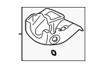 848513S900HZ - Steering: Lower Column Cover for Hyundai: Sonata Image