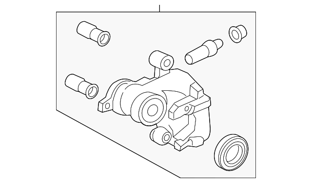 2018-2020 Jaguar E-Pace Caliper J9C12997 | OEM Parts Online