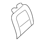 8W6807441CGRU - Body: Tow Eye Cap for Audi: A5 Quattro, A5 Sportback, S5, S5 Sportback Image