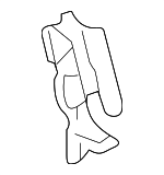 8W6807889 - Body: Upper Guide for Audi: A5 Quattro, A5 Sportback, S5, S5 Sportback Image