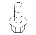 90119A0451 - Body: Sound Absorber Bolt for Toyota Image