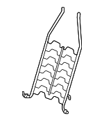 13543395 - Body: Seat Back Cushion Spring for Acura Image