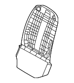 88390L1300NNB - Body: Seat Back Panel for Hyundai: Sonata Image