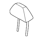 88700L1510VSX - Body: Headrest for Hyundai Image