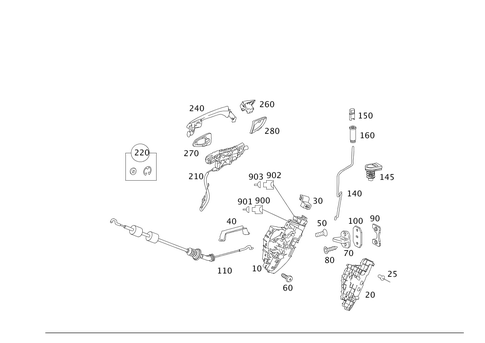 Locking System for 2012 Mercedes-Benz S400 #0