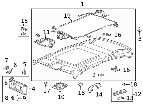 Roof for 2017 Cadillac XTS #0