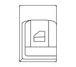 61319327031 - Body: Window Switch for BMW Image