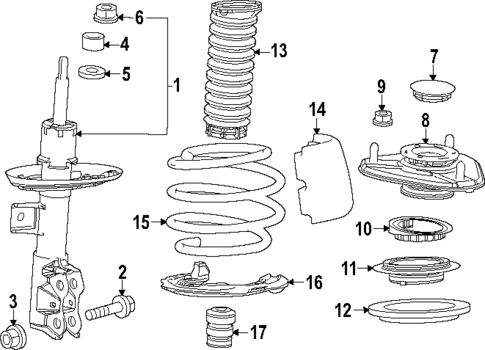 Struts & Components for 2025 Toyota GR Corolla #0