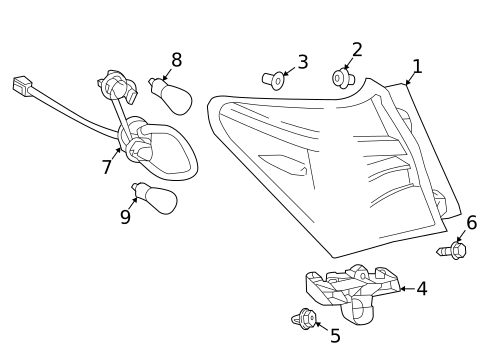 Bulbs - Chassis for 2017 Toyota Corolla iM #2