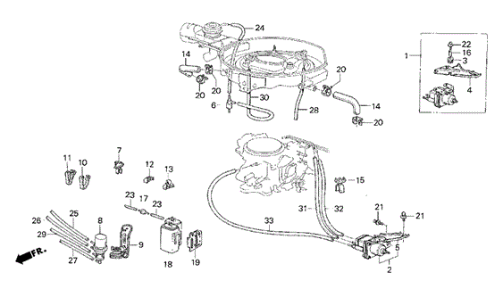 Air Cleaner Tubing for 1986 Honda Civic #0