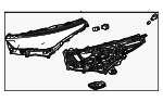 811100E810 - : 2024 Toyota Highlander - Headlamp Assembly for Toyota: Highlander Image