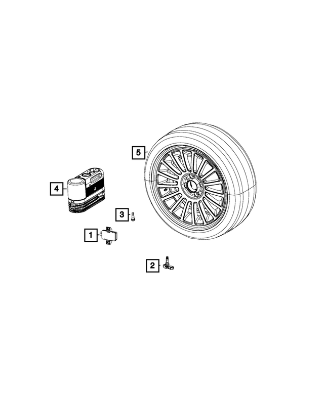 68640368AA - Electrical: Tire Repair Emergency Kit for Mopar Image