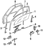 67450SP1003ZZ - : Hinge for Acura Image
