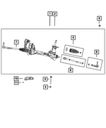 68720669AA - : Inner End Tie Rod Kit for Mopar Image