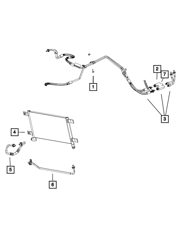52014715AA - Cooling: Transmission Oil Cooler for Mopar Image