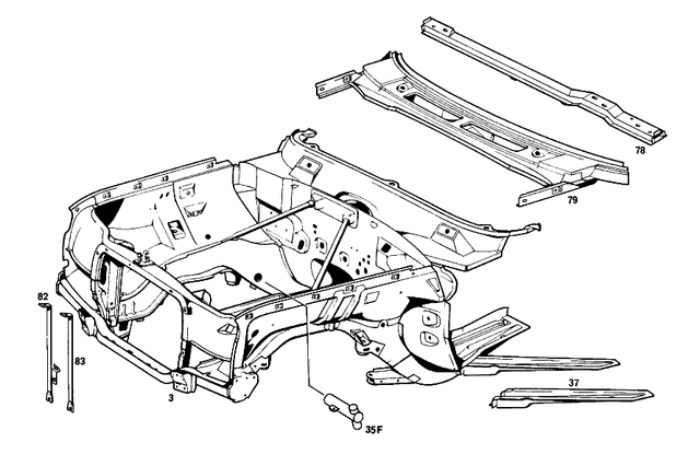 1156200972 - : Stiffening for Mercedes-Benz Image
