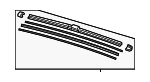 76630TBAA02 - Body: Wiper Blade for Honda: Civic, Insight Image