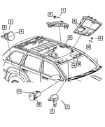 5137535AA - Electrical: Map Light Switch for Mopar Image