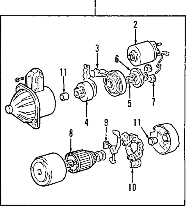 3617032510 - Electrical: Brush Holder for Hyundai Image
