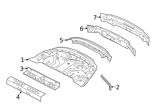 Rear Body for 2023 BMW M850i xDrive #0