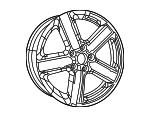 1HQ21SZ0AD - : Aluminum Wheel, Front And Rear for Mopar Image