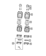 6LY591X7AD - Interior Trim: Front Headrest for Mopar Image