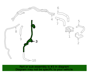 194 Rpy 2017-2021 Honda Civic Secondary Air Injection Pump Hose 36188-RPY-G01 ...