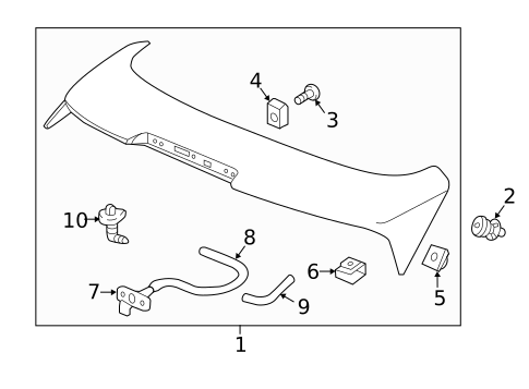Spoiler for 2021 Honda HR-V #0
