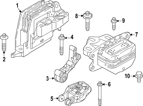 Engine & Trans Mounting for 2025 Mini Countryman #0