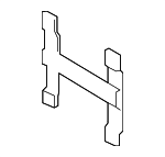 31391626 - Body: License Bracket for Volvo Image