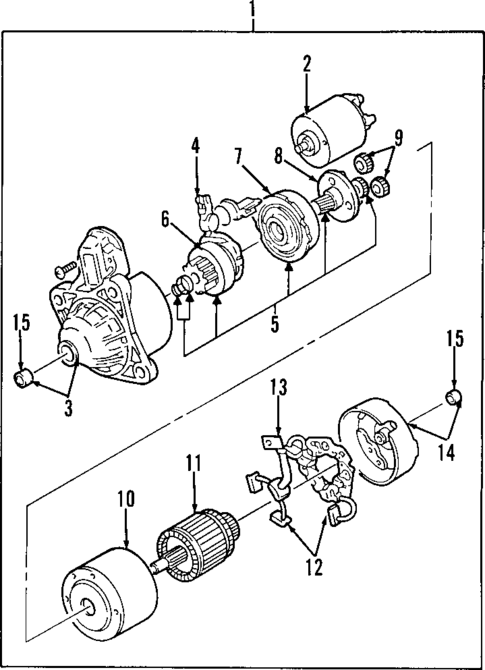 Starter for 1995 Kia Sportage #0