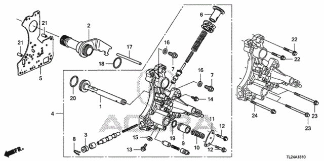 AT Regulator Body (V6) for 2011 Acura TSX #0