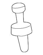 1776525010 - : Air Cleaner Assembly Ball Stud for Lexus: ES300h, GX550, LX600, LX700h, NX350h, NX450h+, RX350h, RX450h+, RX500h, TX500h, TX550h+ Image