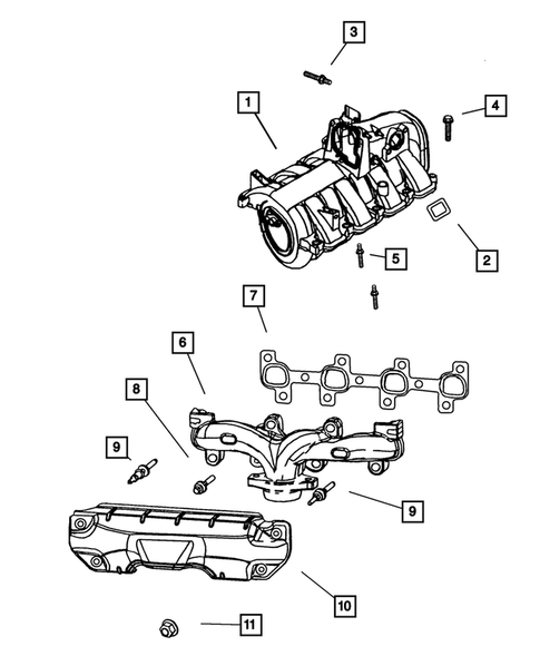 Manifolds for 2004 Jeep Grand Cherokee #0