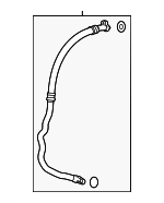 80311TRXA02 - : 2017-2020 Acura MDX - Hose, Suction for Acura: MDX Image